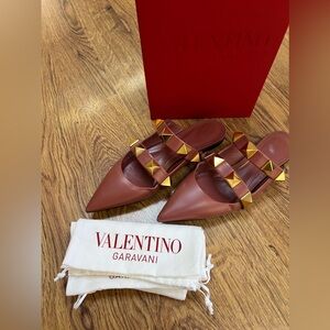 Valentino Garavani Authentic Roman Mule Rockstud 38